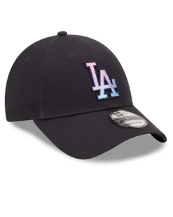 NEW ERA - Cappello nero regolabile con logo lilla gradiente - 9 FORTY