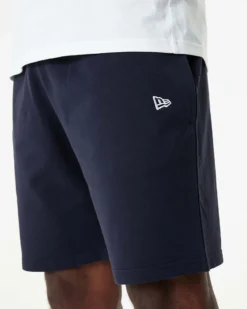 NEW ERA - Pantaloni corti blu scuro con logo bianco