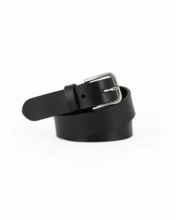 ON SPIRIT - Cinta nera in VERA PELLE - MADE IN ITALY