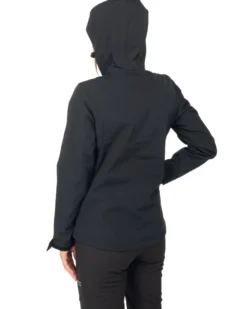 ON SPIRIT - GIACCA DONNA CON CAPPUCCIO SOFTSHELL  NERA - CLELIA