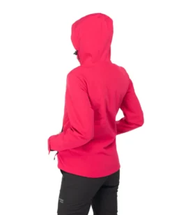 ON SPIRIT - GIACCA DONNA CON CAPPUCCIO SOFTSHELL FUXIA - CLELIA