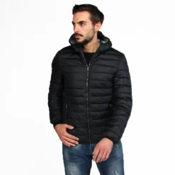 ON SPIRIT - GIUBBINO BLU NYLON 100GR CON CAPPUCCIO