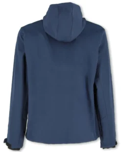 ON SPIRIT - GIUBBINO CON CAPPUCCIO FELPATO SOFTSHELL UOMO BLU SCURO- MAURO