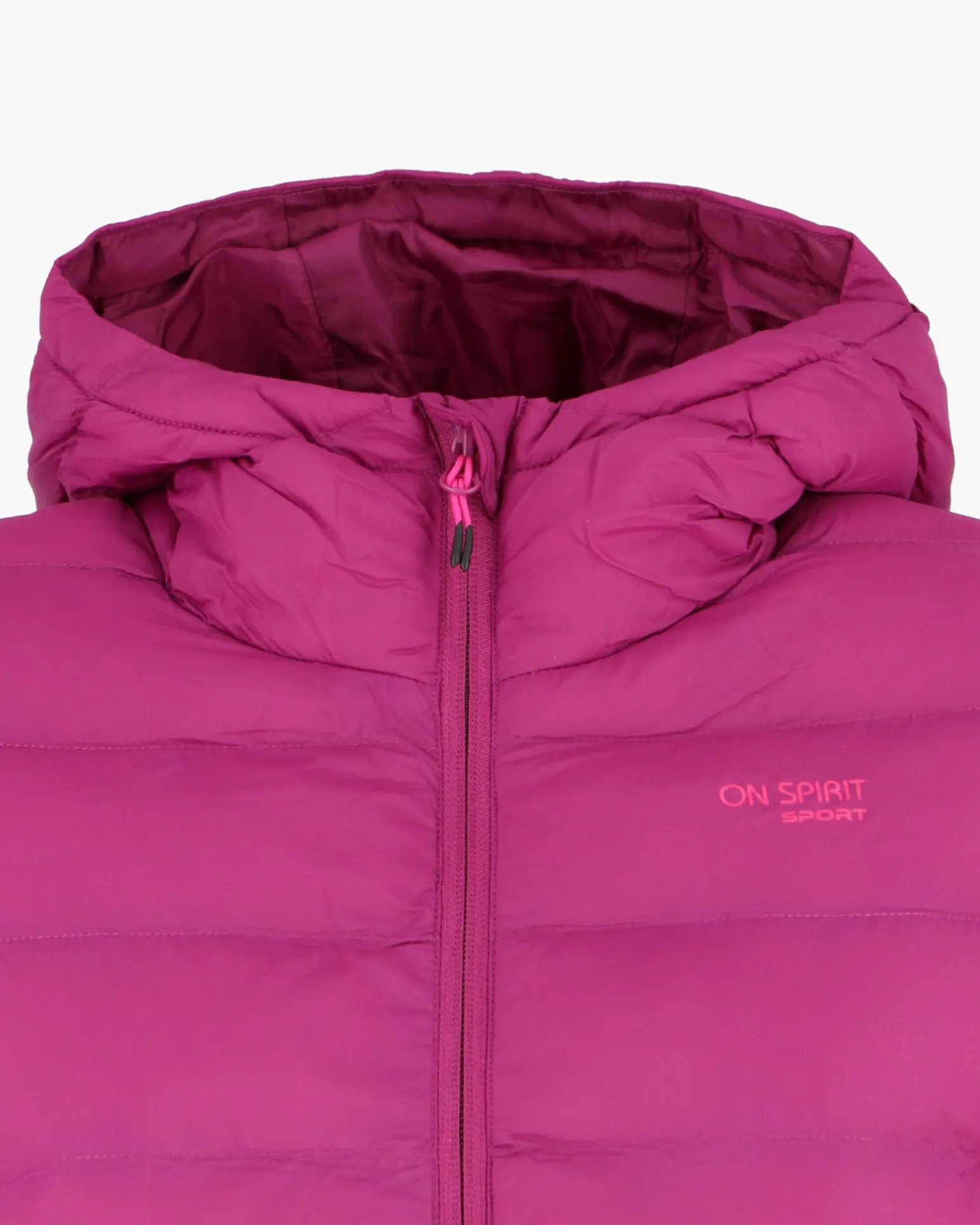 ON SPIRIT - GIUBBINO DONNA CON CAPPUCCIO FUXIA - LUISA