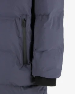 ON SPIRIT - GIUBBINO LUNGO CON CAPPUCCIO BLU PAOLO, AU02075-A2050