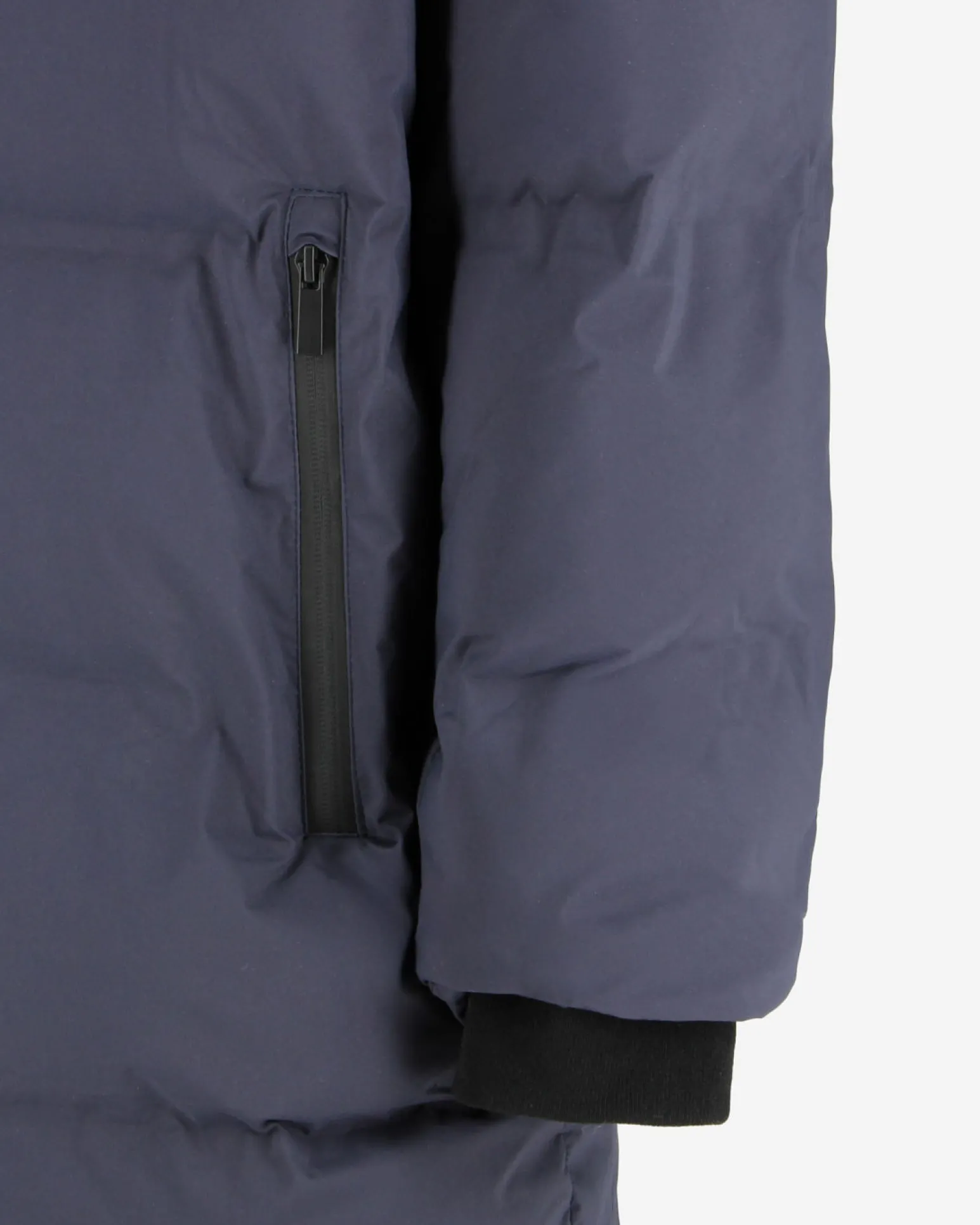 ON SPIRIT - GIUBBINO LUNGO CON CAPPUCCIO BLU PAOLO, AU02075-A2050