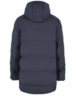 ON SPIRIT - GIUBBINO LUNGO CON CAPPUCCIO BLU PAOLO, AU02075-A2050