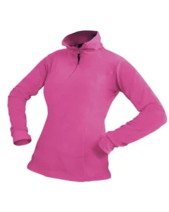 ON SPIRIT - MICROPILE DONNA  MEZZA ZIP ROSA -  ERICA