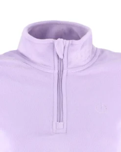 ON SPIRIT - MICROPILE DONNA MEZZA ZIP LILLA - VALENTINA
