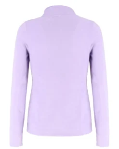 ON SPIRIT - MICROPILE DONNA MEZZA ZIP LILLA - VALENTINA