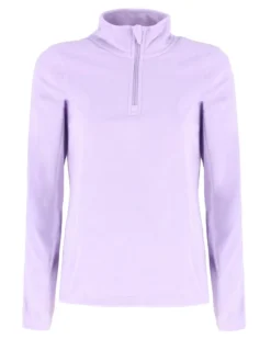 ON SPIRIT - MICROPILE DONNA MEZZA ZIP LILLA - VALENTINA