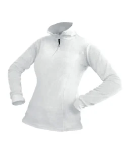 ON SPIRIT - MICROPILE DONNA  MEZZA ZIP BIANCO -  ERICA
