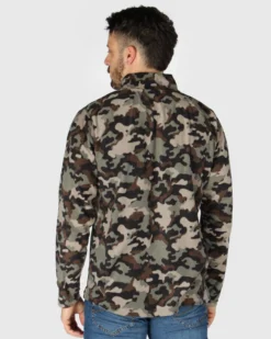 ON SPIRIT - MICROPILE UOMO MEZZA ZIP MILITARE - VITTORIO