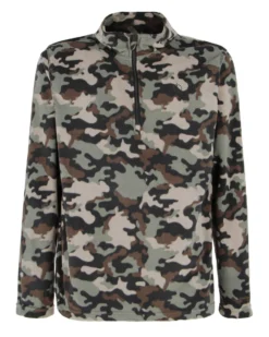 ON SPIRIT - MICROPILE UOMO MEZZA ZIP MILITARE - VITTORIO