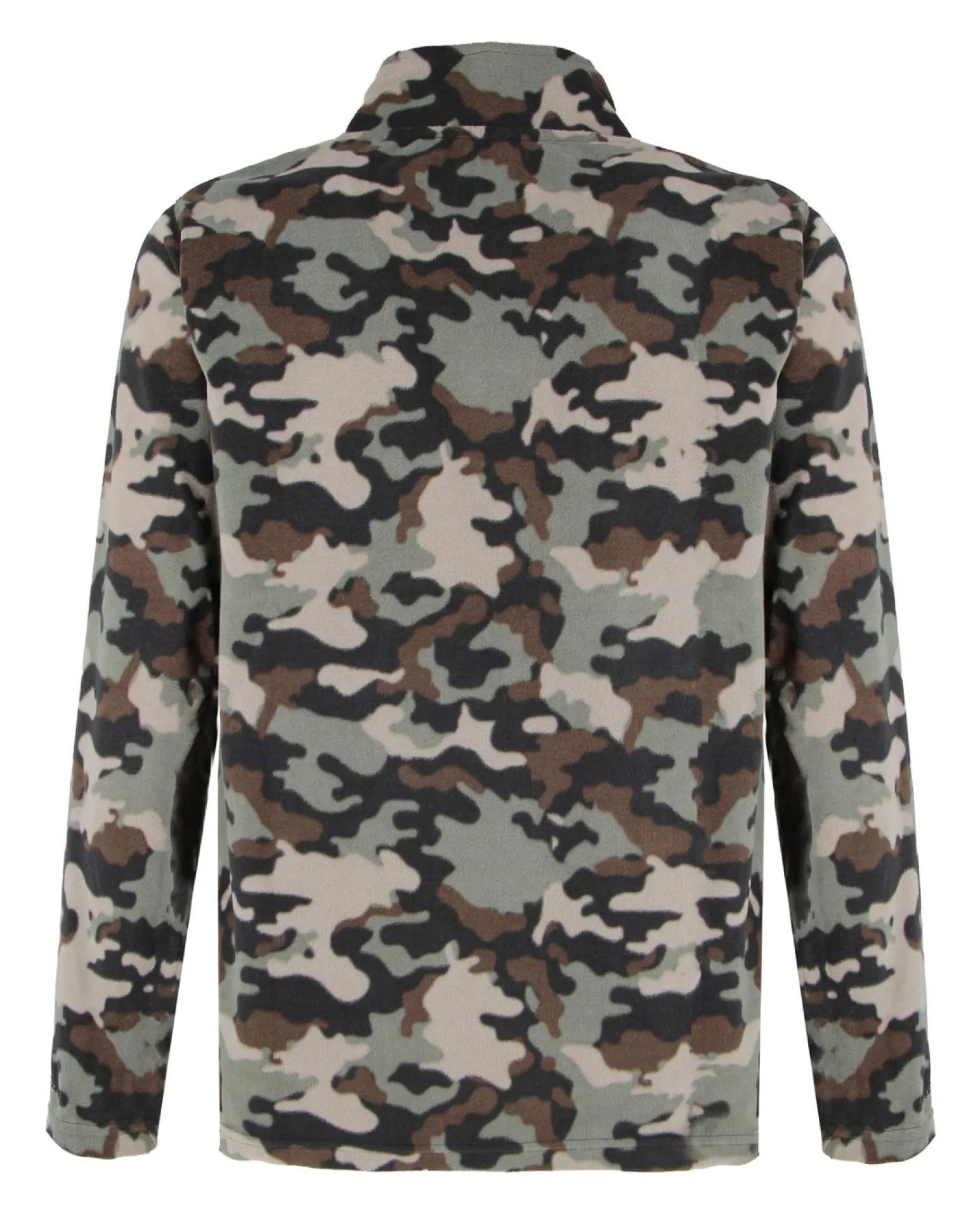 ON SPIRIT - MICROPILE UOMO MEZZA ZIP MILITARE - VITTORIO