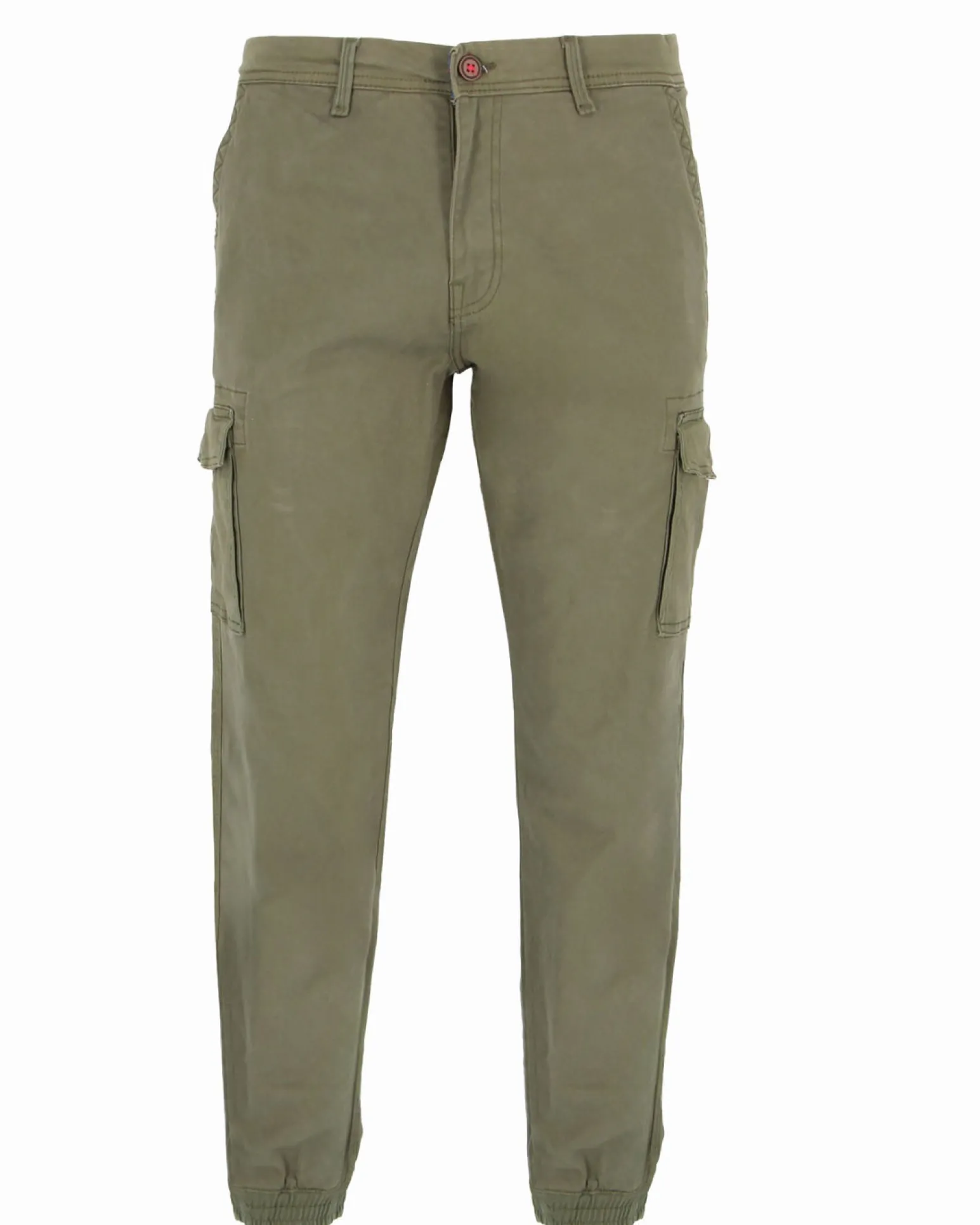 ON SPIRIT - PANTALONE CARGO VERDE DA UOMO CON POLSINO