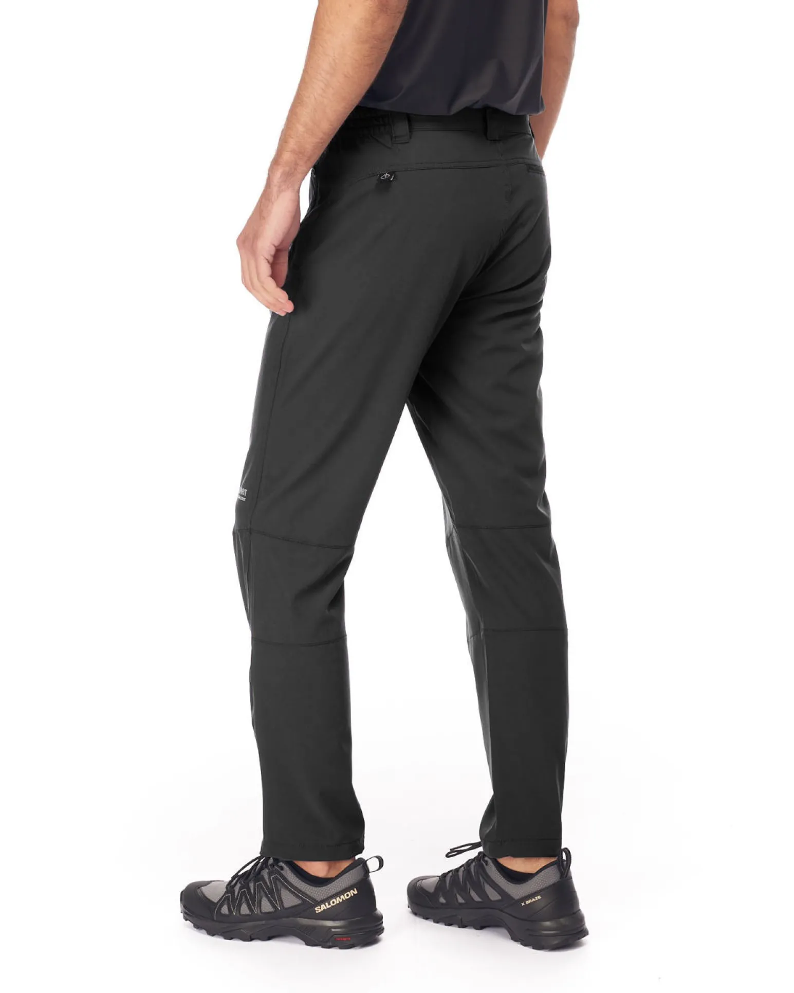 ON SPIRIT - PANTALONE NERO DA TREKKING IN SOFTSHELL