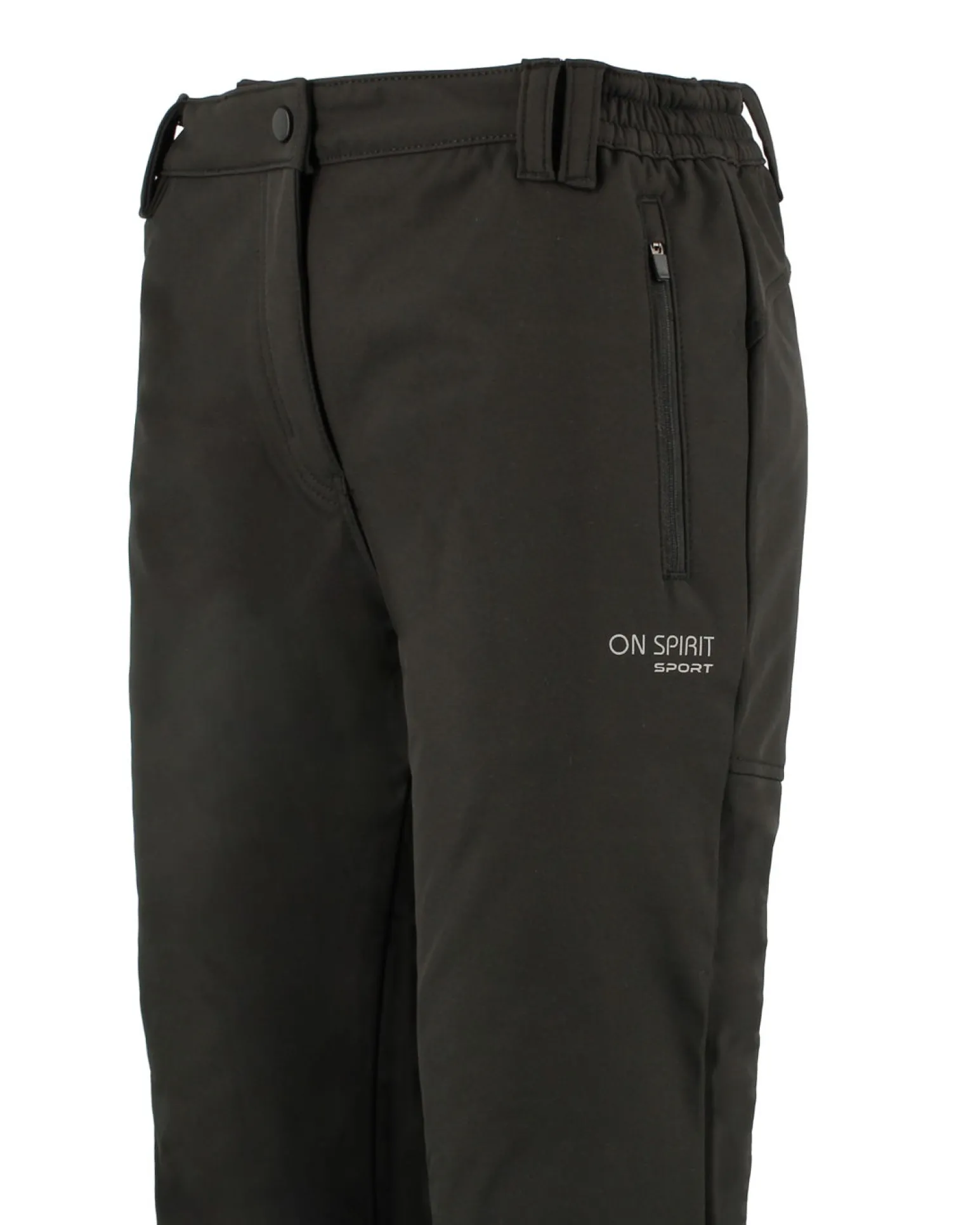 ON SPIRIT - PANTALONE NERO PER TREKKING IN SOFTSHELL DA DONNA