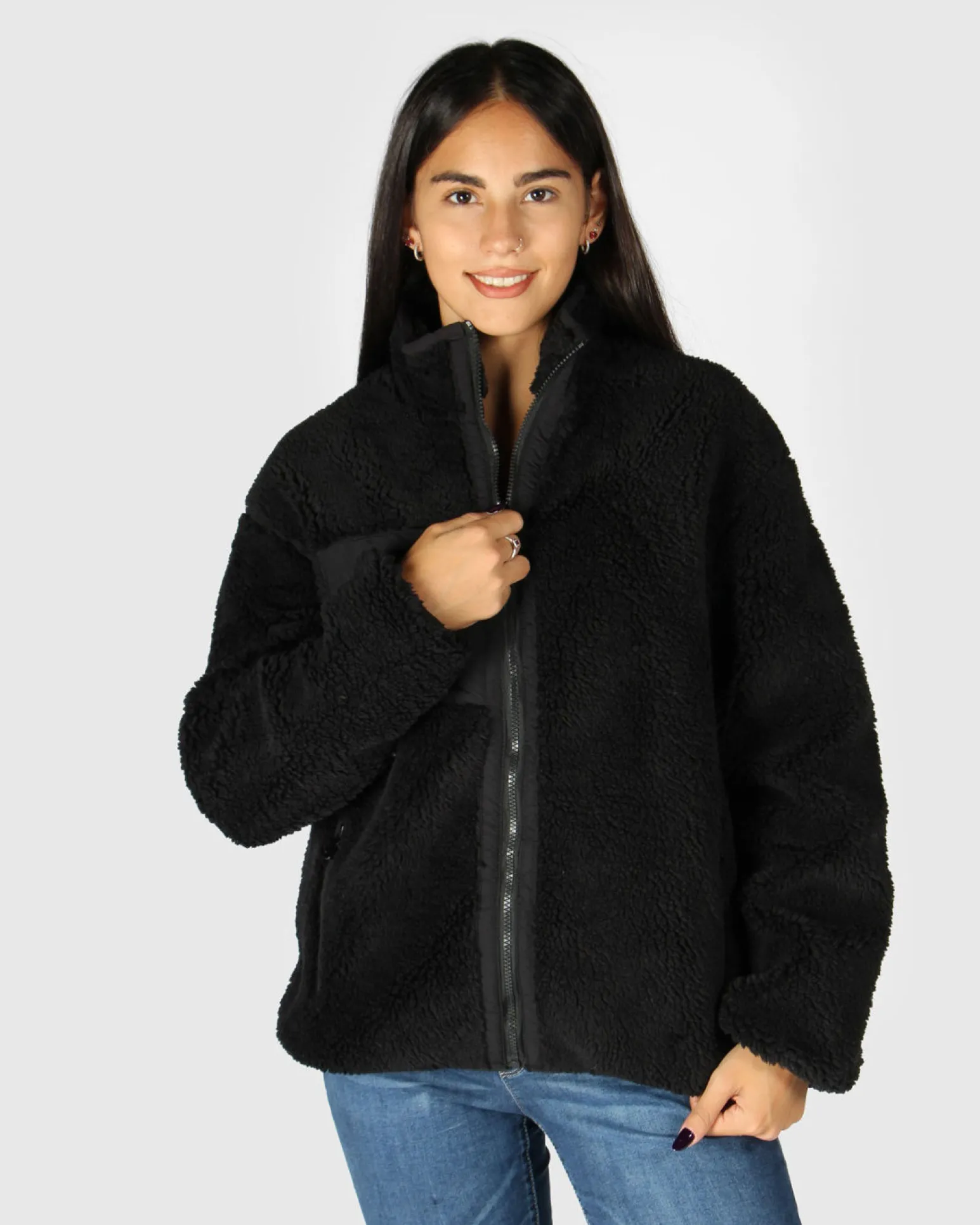 ON SPIRIT - PILE NERO DA DONNA IN SHERPA - MILENA