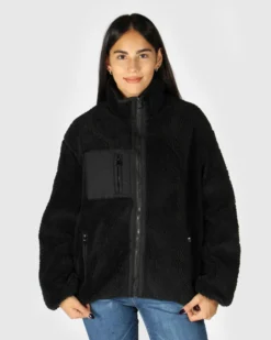 ON SPIRIT - PILE NERO DA DONNA IN SHERPA - MILENA