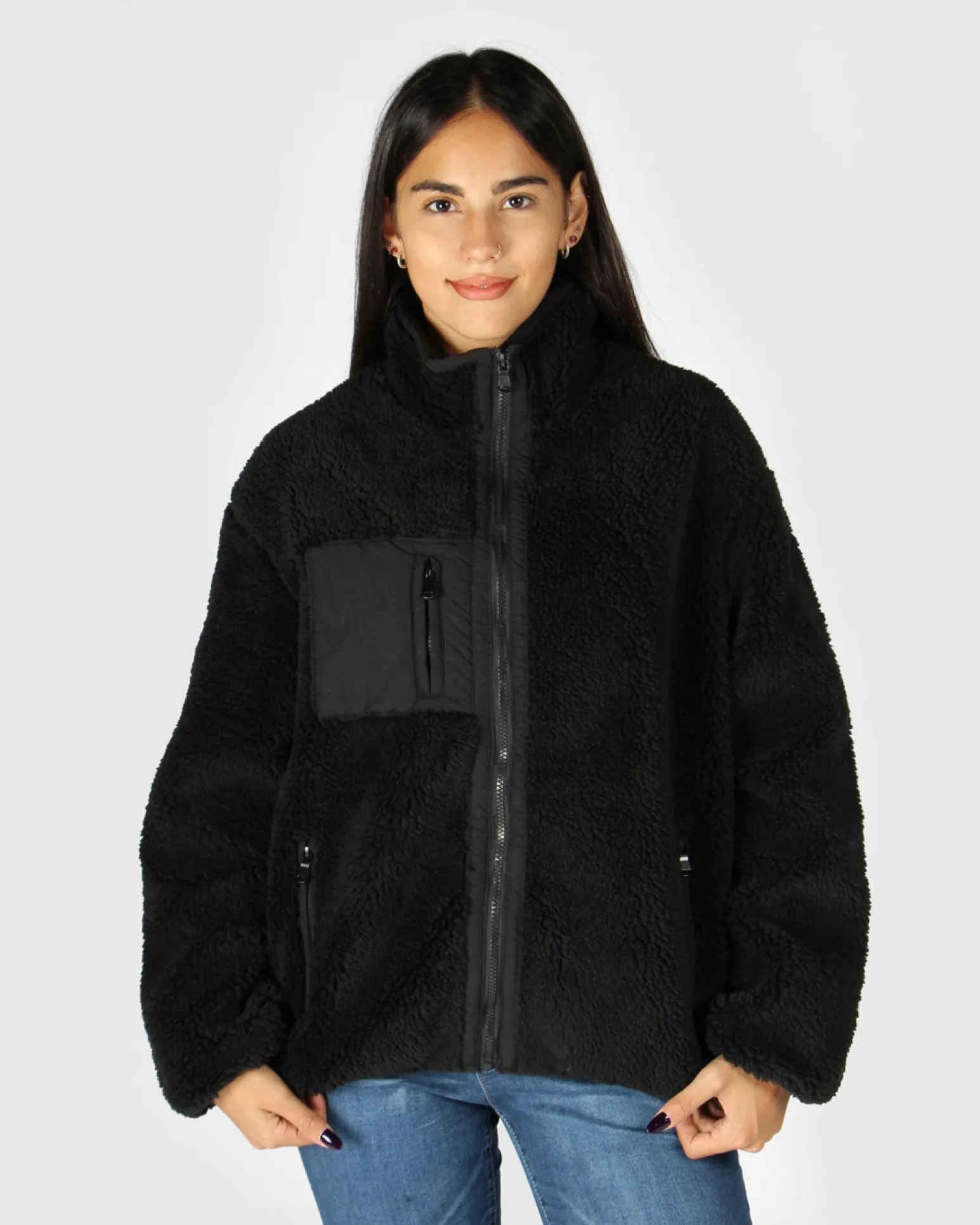 ON SPIRIT - PILE NERO DA DONNA IN SHERPA - MILENA