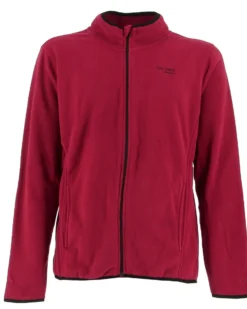ON SPIRIT - PILE UOMO FULL ZIP BORDEAUX - EMILIO