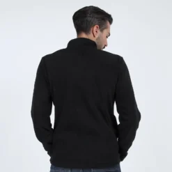 ON SPIRIT - PILE UOMO FULL ZIP NERO - MATTIA