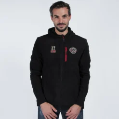 ON SPIRIT - PILE UOMO FULL ZIP NERO - MATTIA