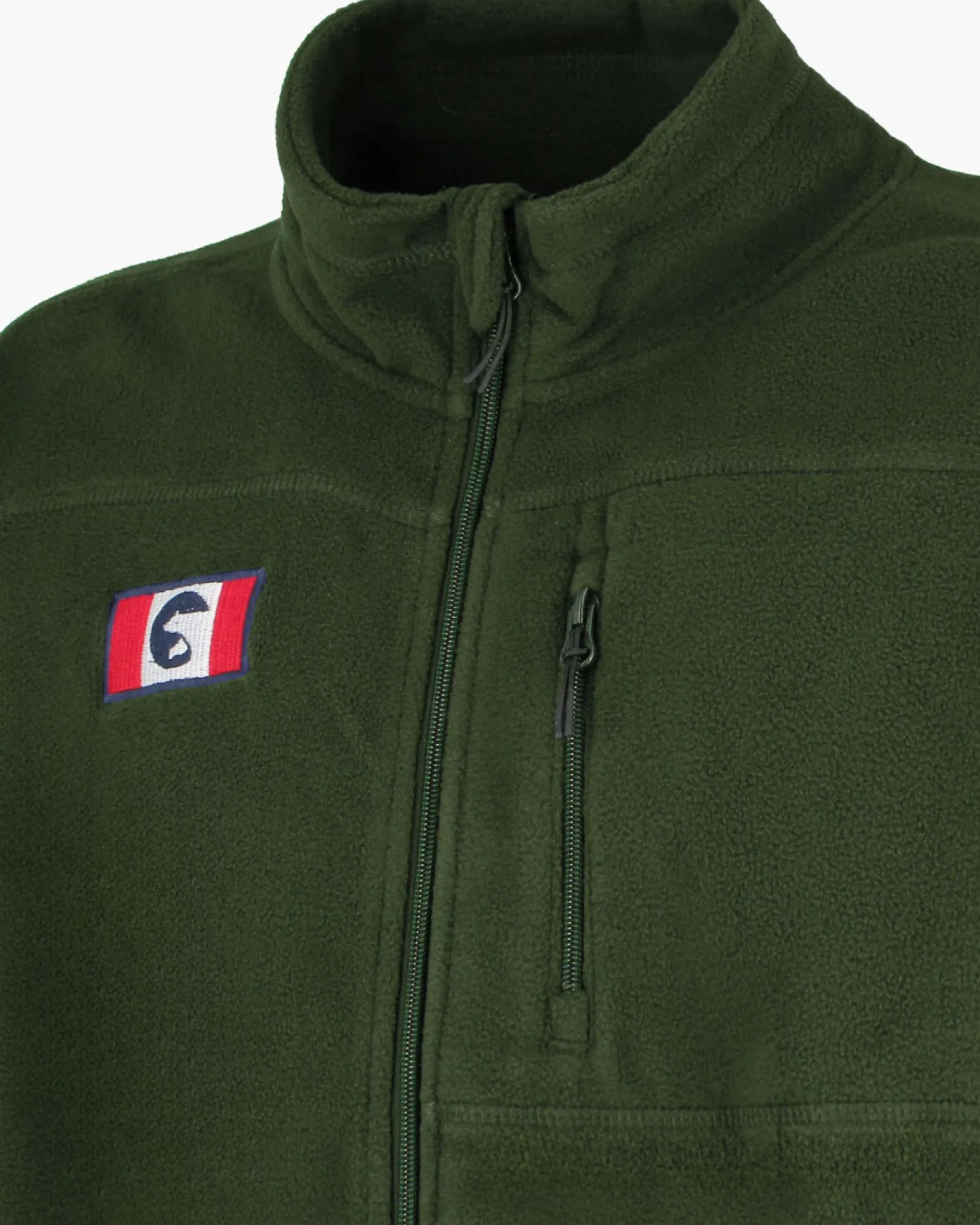 ON SPIRIT - PILE UOMO FULL ZIP VERDE SCURO - GLAUCO