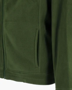 ON SPIRIT - PILE UOMO FULL ZIP VERDE SCURO - GLAUCO