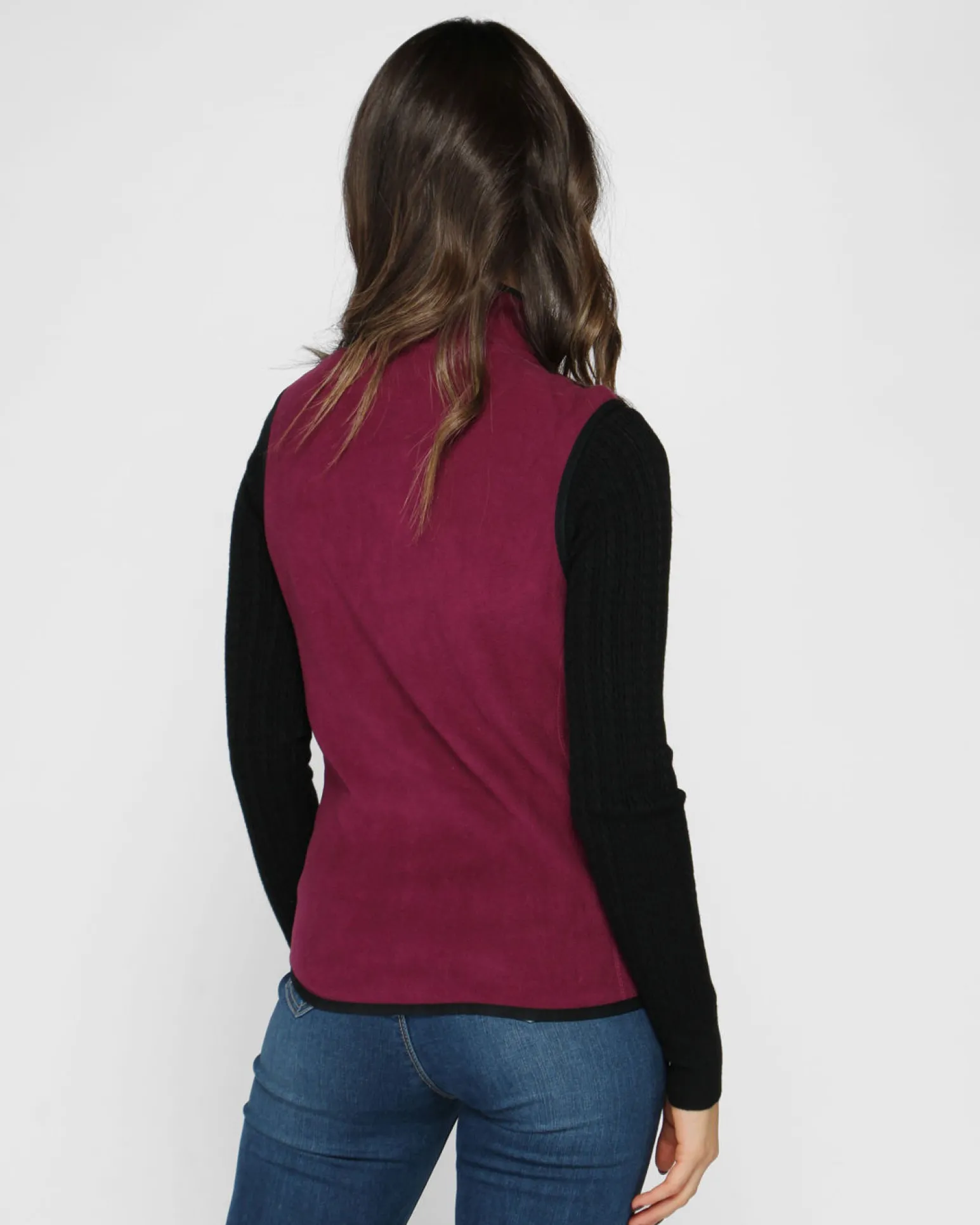 ON SPIRIT - SMANICATO IN PILE DONNA FULL ZIP PORPORA - LUCIA
