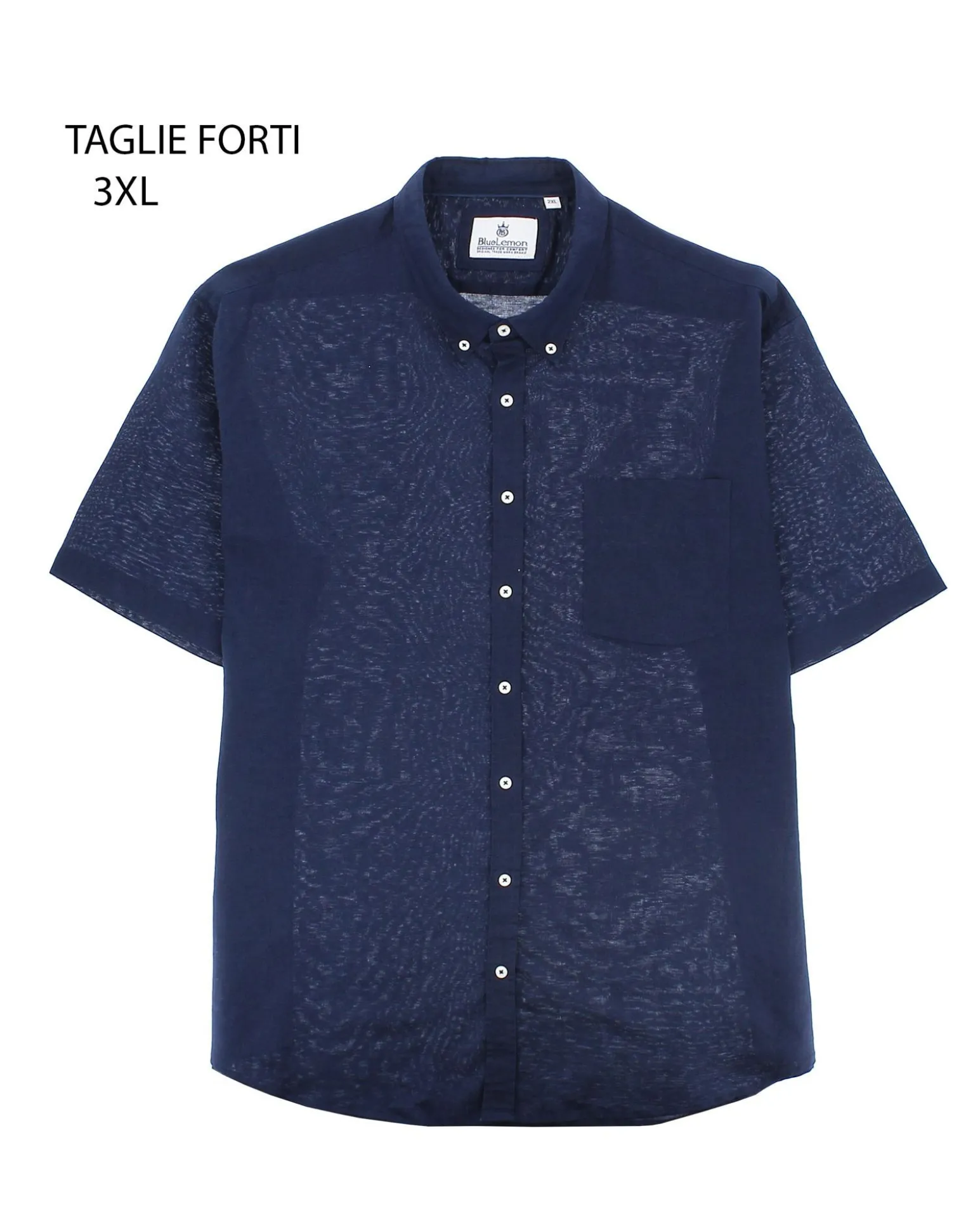 OVER CAMICIA MANICA CORTA LINO