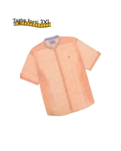 OVER CAMICIA MEZZA MANICA LINO