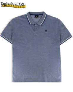 OVER UOMO POLO MANICA CORTA PIQUET