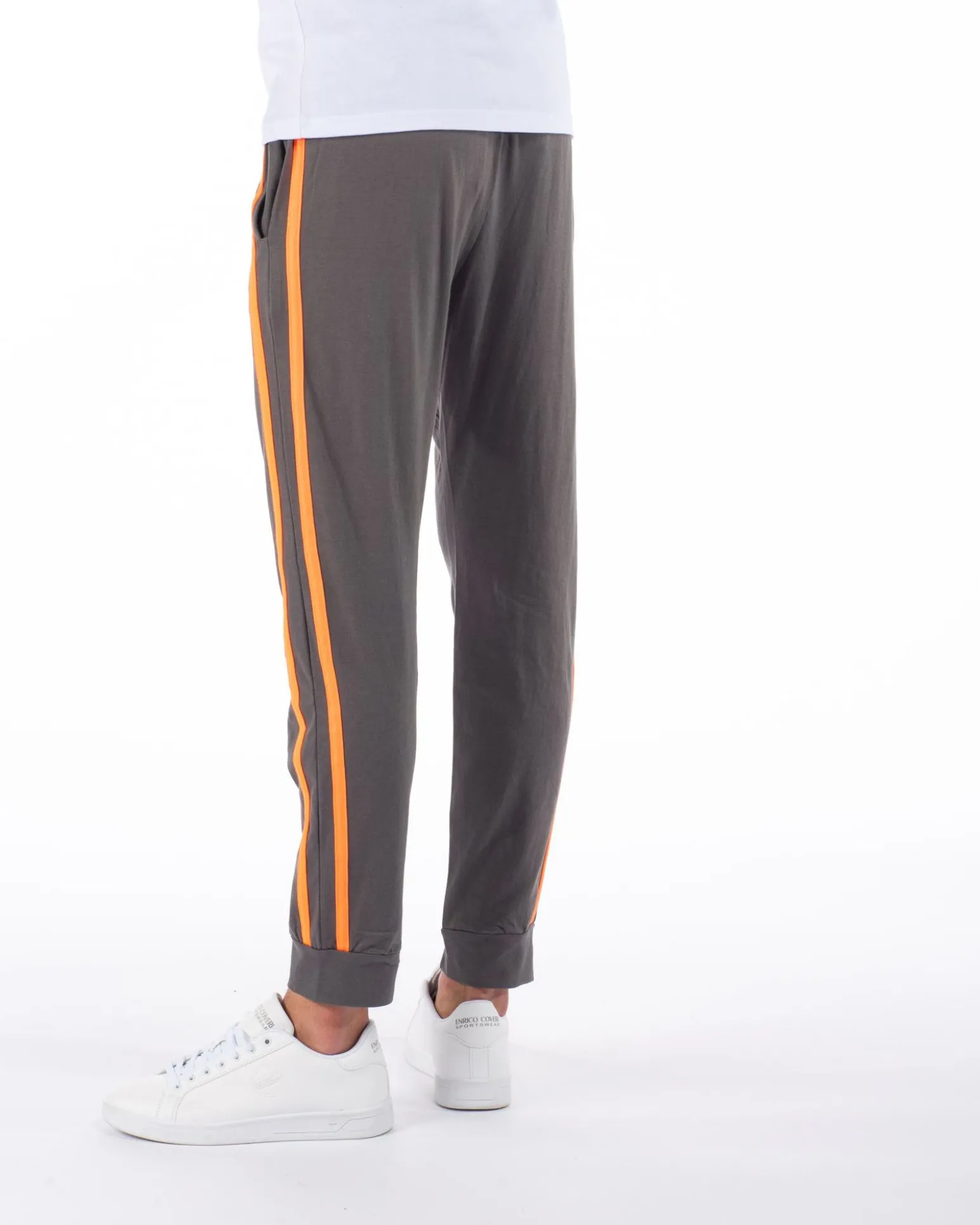 PANTALONE JERSEY POLSI BANDE LATERALI