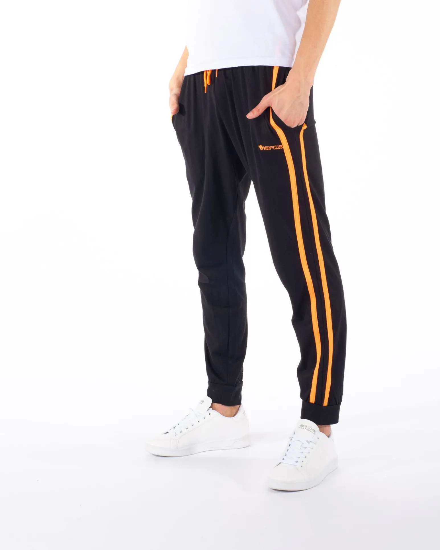 PANTALONE JERSEY POLSI BANDE LATERALI