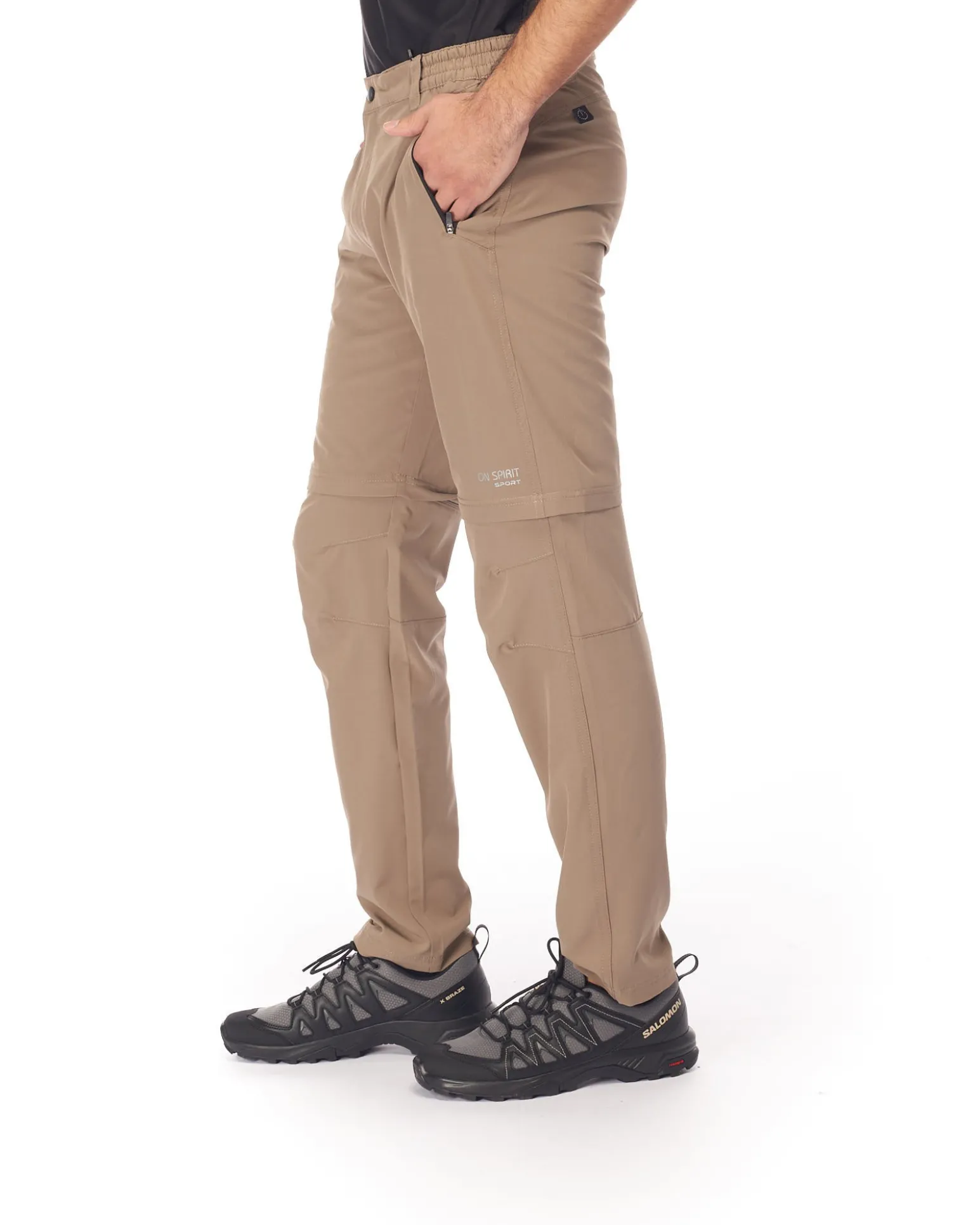 PANTALONE TREKKING AMOS ZIP OFF BEIGE