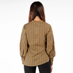 PAQUITA - CAMICIA COREANA FANTASIA MANICA LUNGA