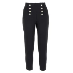 PAQUITA - PANTALONE DONNA CON BOTTONI