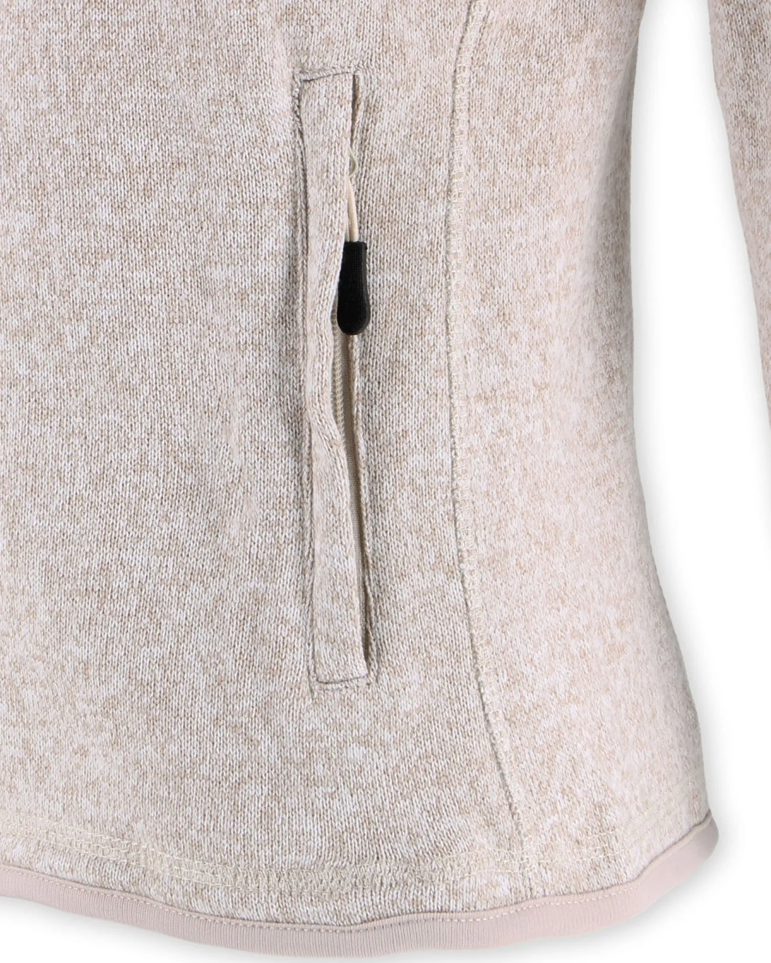 PILE FZ KNIT POLAR BRUNA BEIGE