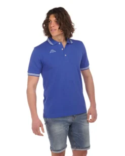 POLO MM C/RIGHINO ROYAL-WHITE