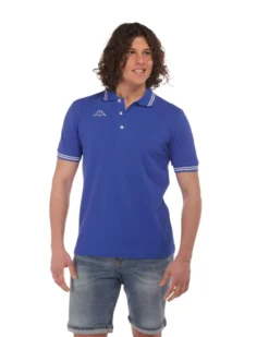 POLO MM C/RIGHINO ROYAL-WHITE