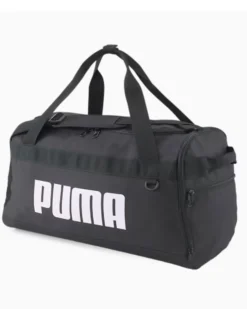 PUMA - Borsone nero e bianco con 2 scomparti e tasca per scarpe