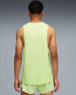 PUMA - CANOTTA GIALLA FLUO  RUN VELOCITY TANK (POLY) DA UOMO, 526595-38