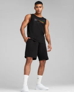PUMA - CANOTTA NERA LOVE UNITED TANK DA UOMO - 685602-01