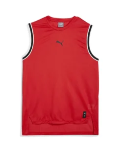 PUMA - CANOTTA ROSSA WINNING SHOT MESH TANK DA UOMO - 682784-02