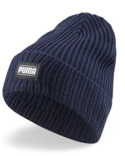 PUMA - Cappello invernale a coste blu