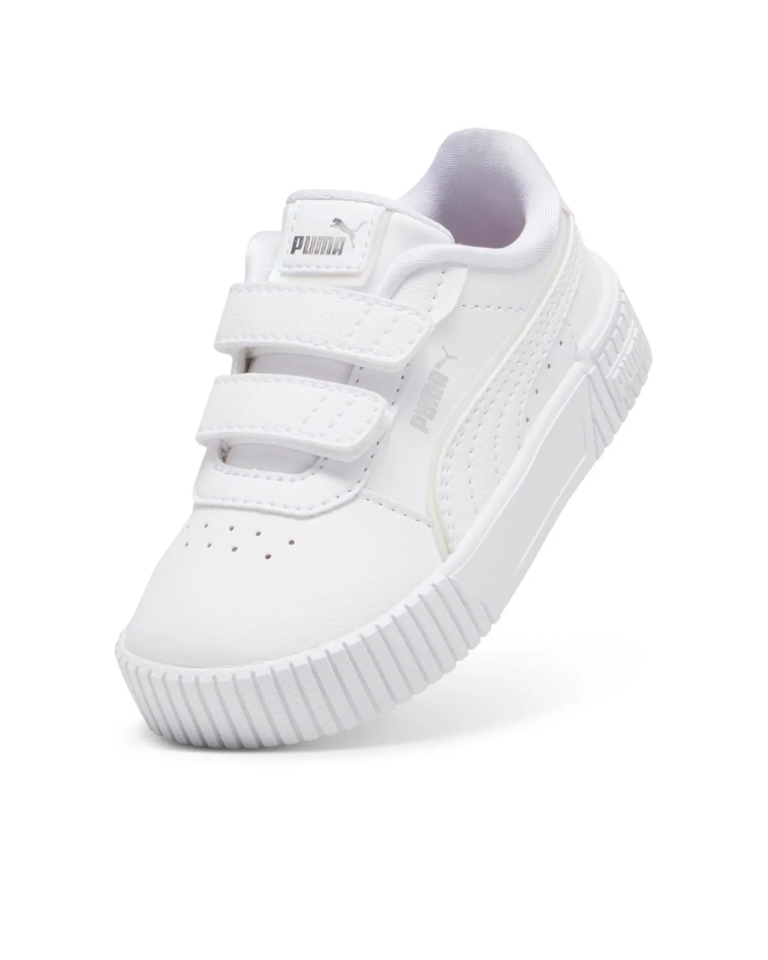 PUMA CARINA 2.0 HOLA 2.0 V INF - Scarpa pianca con tappi, numerata 20-27