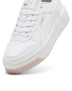 PUMA CARINA STREET HOLO 2.0 JR - Scarpa bianca e rosa, numerata 36 - 39