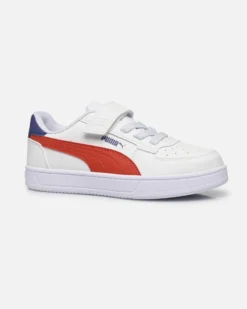 PUMA CAVEN 2.0 AC+PS - Sneakers bianca, rossa e blu, numerata 28/35 - 393839-45